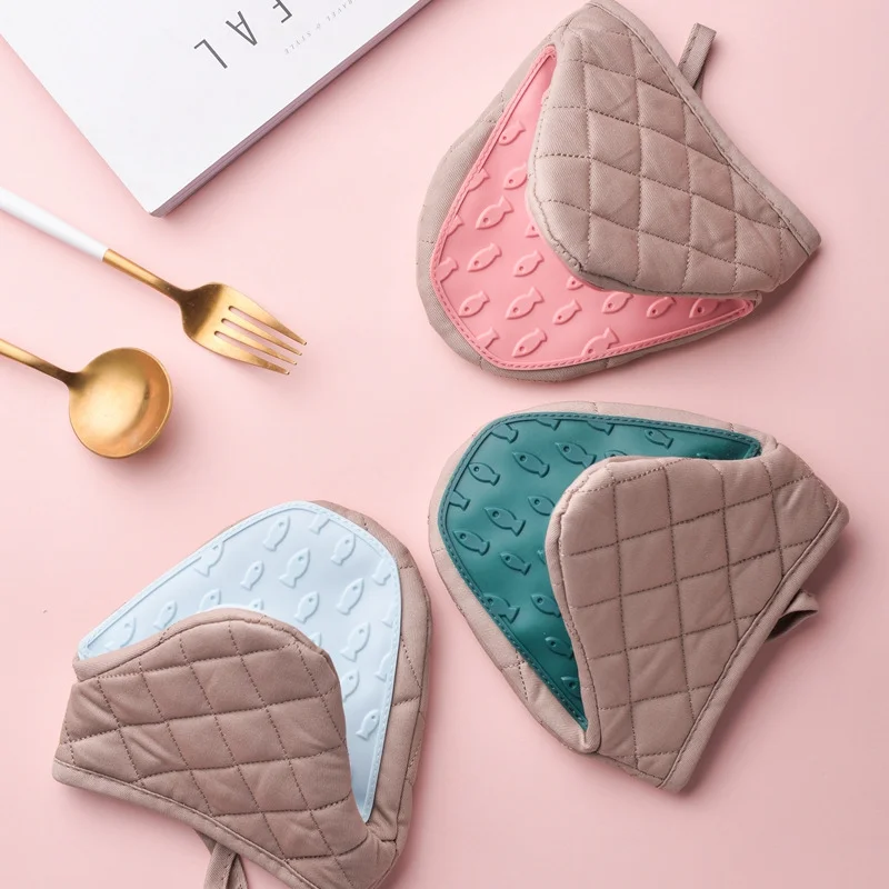 Oven Mitt Silicone - 1 adet mutfak anti haşlanma fırın