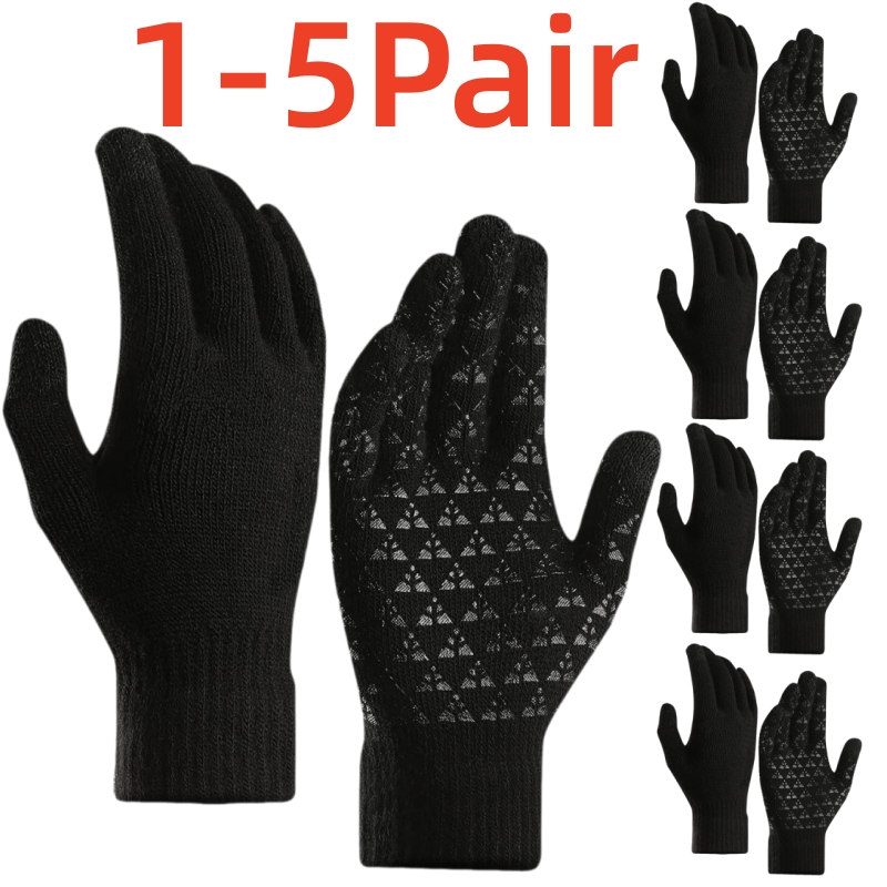 Workout Glove Gym - 1-5Pairs kış açık spor koşu eldiven
