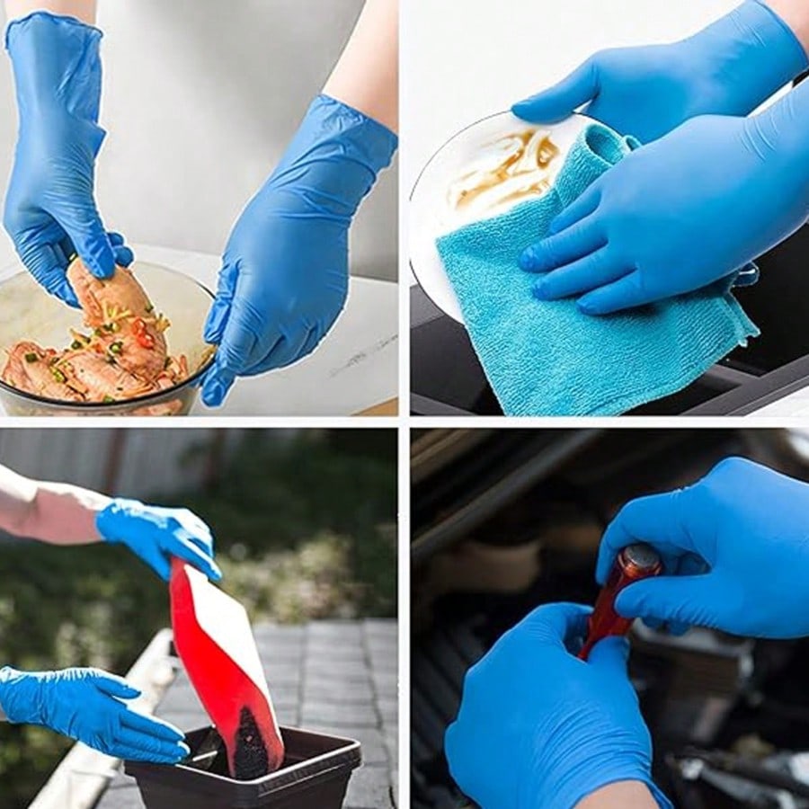 100 adet Ağır Hizmet Tipi Nitr - Rubber Glove Cleaning incelemesi ve fiyatı